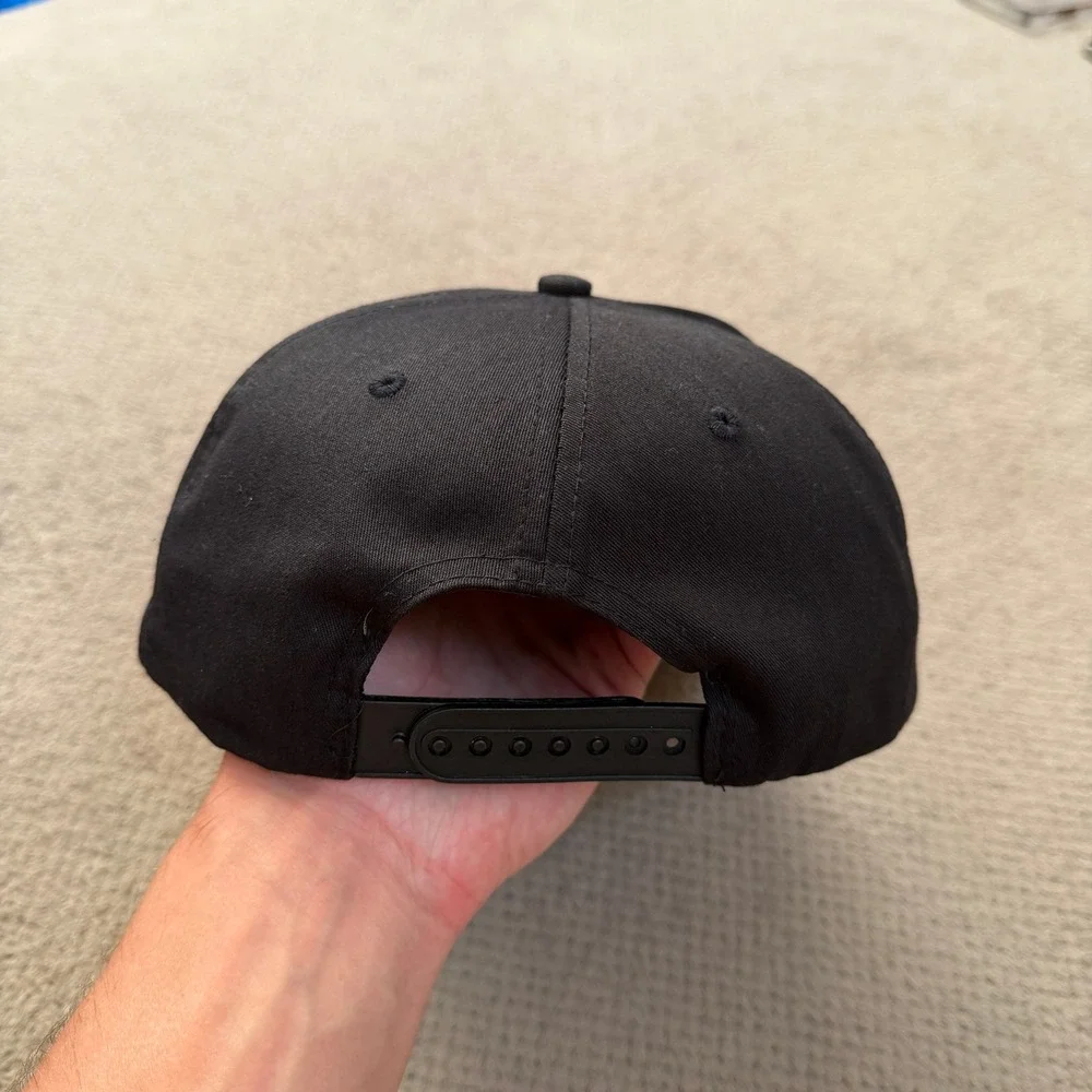 Vintage 1990s Arby's Fast Food Promo Snapback Hat Black Red Logo OSFM